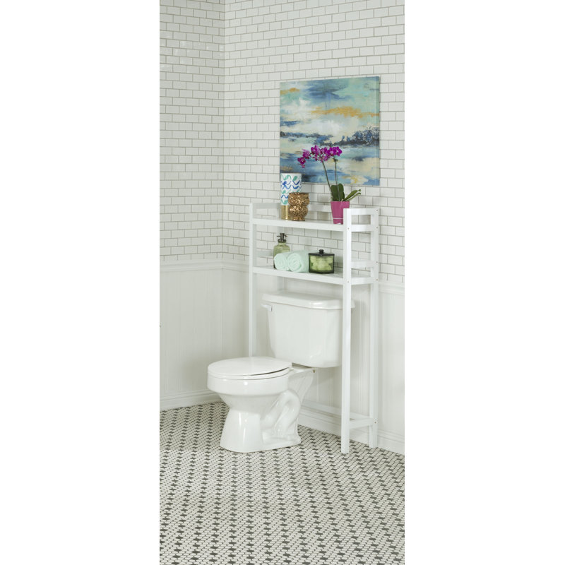 Red Barrel Studio® Bernardston Solid Wood Freestanding OvertheToilet